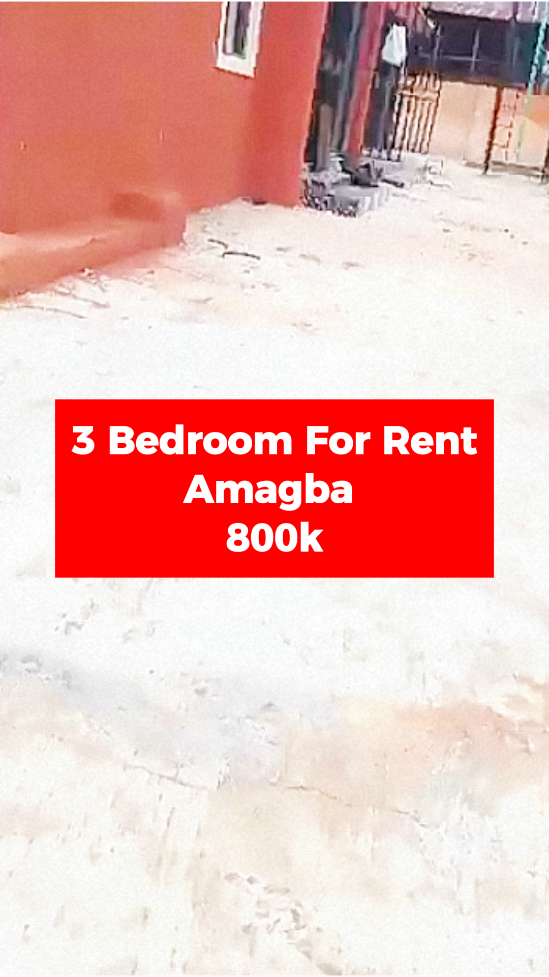 0825 ₦800K — NEW 3-BEDROOM TO LET | AMAGBA, BENIN CITY